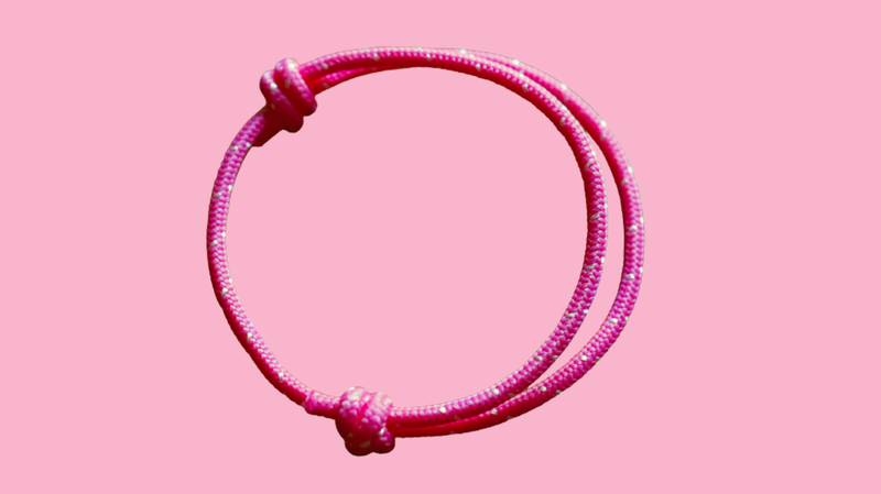 rosa armbandet