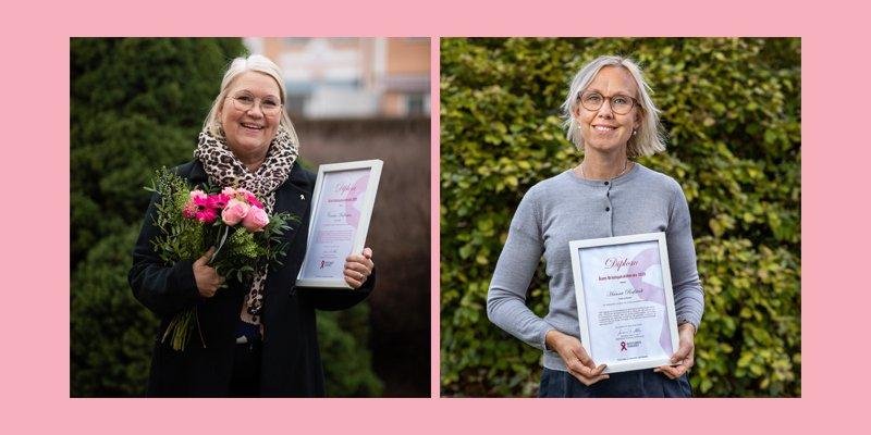 Carina A o Hanna R_Årets bröstsjuksköterskor_Bröstcancerförbundet800x400px.jpg