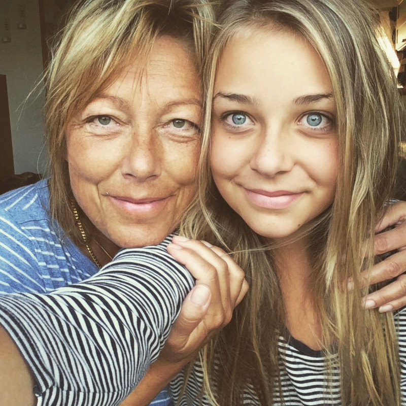 Maja med mamma