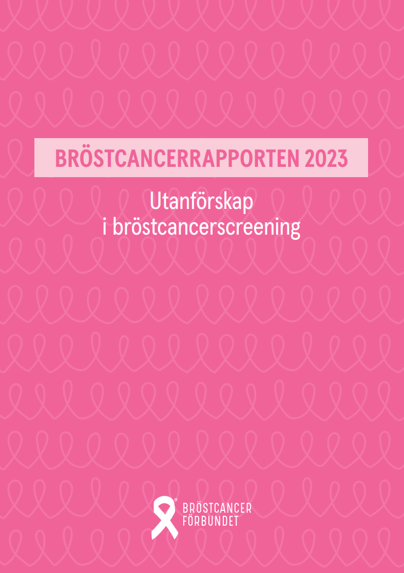 Bröstcancerrapporten 2023_framsida