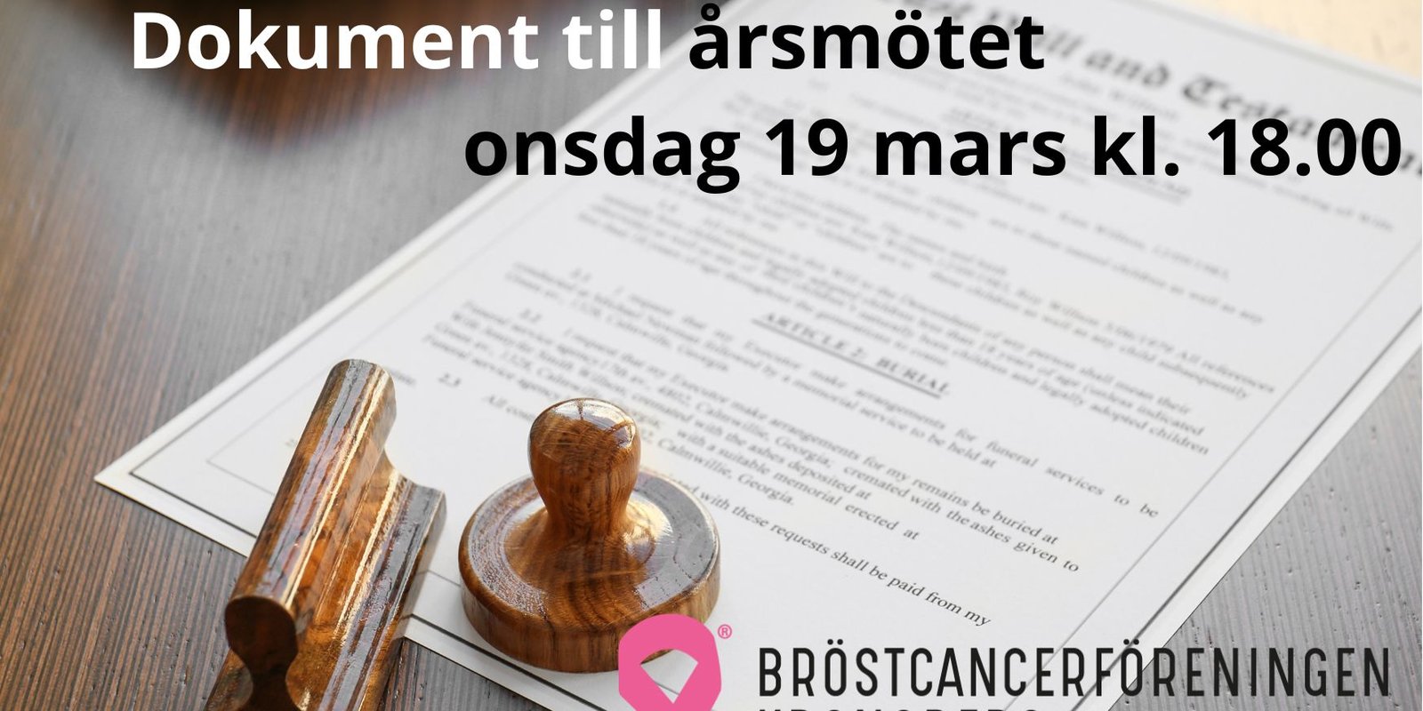 Dokument till årsmötet 2026