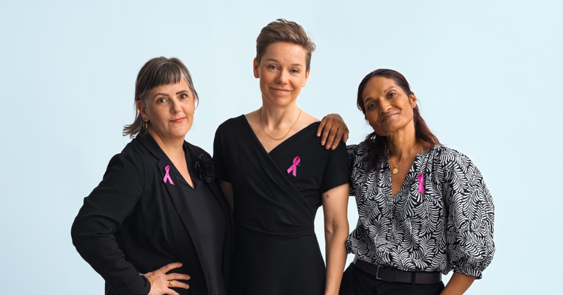Louise, Hanna och Mia tillsammans