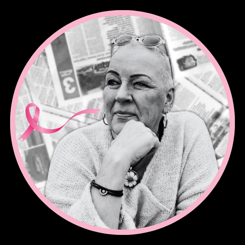 Tove rosa porträtt