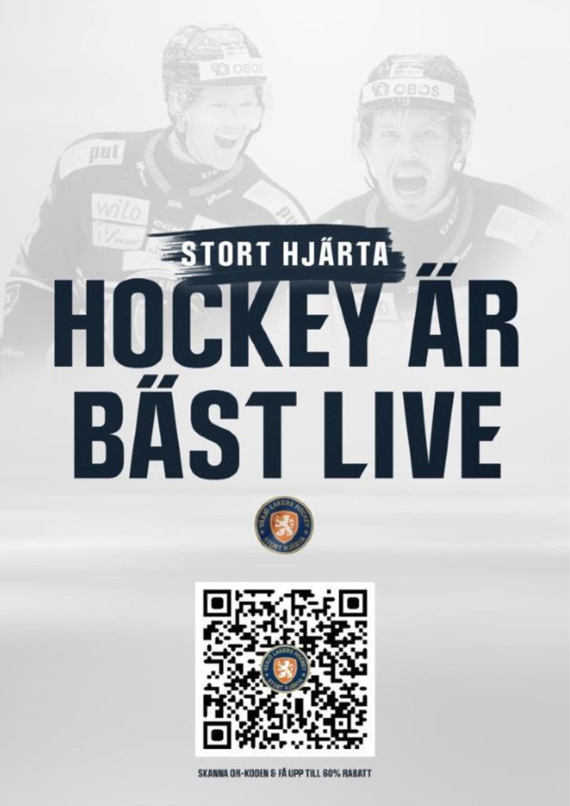 Upplev spänningen 1🏒 Kampanjpriser på hockeybiljetter